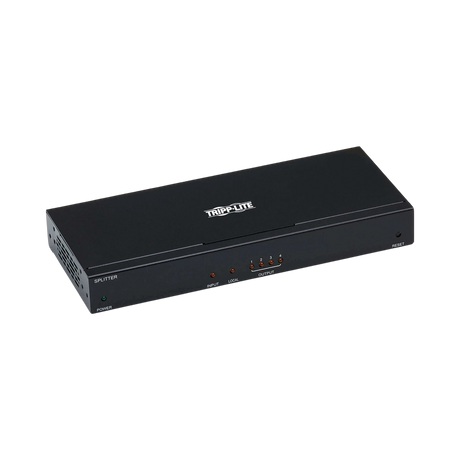 Tripp Lite 4-Port HDMI over Cat6 Splitter/Extender, 4K 60 Hz, HDR, PoC, Multi-Resolution Support, 125 ft., TAA — Being Shipped