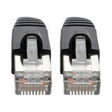 Tripp Lite Cat6a 10G Snagless Shielded STP Ethernet Cable (RJ45 M/M), PoE, Black, 30 ft. (9.14 m) — Being Shipped