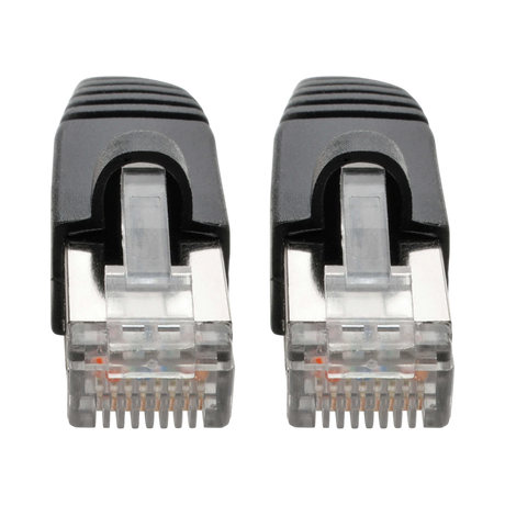 Tripp Lite Cat6a 10G Snagless Shielded STP Ethernet Cable (RJ45 M/M), PoE, Black, 30 ft. (9.14 m) — Being Shipped