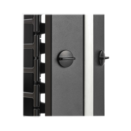 Tripp Lite High-Capacity Vertical Cable Manager, Deep Double Finger Duct with Cover, Single Sided, 6 in. Wide, Black, 7 ft. (2.2 m) — Being Shipped