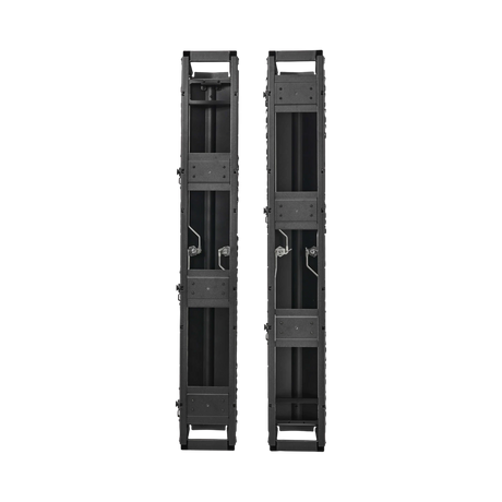 Tripp Lite High-Capacity Vertical Cable Manager, Deep Double Finger Duct with Cover, Single Sided, 6 in. Wide, Black, 7 ft. (2.2 m) — Being Shipped