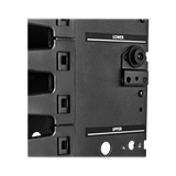 Tripp Lite High-Capacity Vertical Cable Manager, Deep Double Finger Duct with Cover, Double Sided, 12 in. Wide, Black, 7 ft. (2.2 m) — Being Shipped
