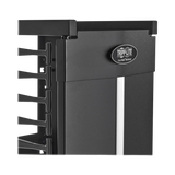 Tripp Lite High-Capacity Vertical Cable Manager, Deep Double Finger Duct with Cover, Double Sided, 12 in. Wide, Black, 7 ft. (2.2 m) — Being Shipped
