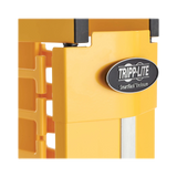 Tripp Lite High-Capacity Vertical Cable Manager, Deep Double Finger Duct with Cover, Single Sided, 6 in. Wide, Yellow, 7 ft. (2.2 m) — Being Shipped