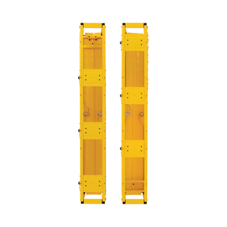 Tripp Lite High-Capacity Vertical Cable Manager, Deep Double Finger Duct with Cover, Single Sided, 6 in. Wide, Yellow, 7 ft. (2.2 m) — Being Shipped