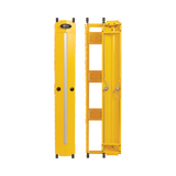 Tripp Lite High-Capacity Vertical Cable Manager, Deep Double Finger Duct with Cover, Single Sided, 6 in. Wide, Yellow, 7 ft. (2.2 m) — Being Shipped
