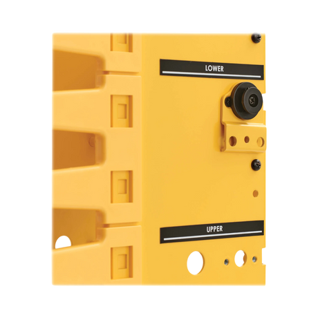 Tripp Lite High-Capacity Vertical Cable Manager, Deep Double Finger Duct with Cover, Single Sided, 6 in. Wide, Yellow, 7 ft. (2.2 m) — Being Shipped