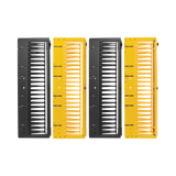 Tripp Lite High-Capacity Vertical Cable Manager - Deep Double Finger Duct with Cover, Double Sided, 6 in. Wide, Yellow/Black, 7 ft. (2.2 m) — Being Shipped