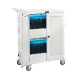 Tripp Lite Safe-IT Multi-Device UV Charging Cart, Hospital-Grade, 32 AC Outlets, White — Being Shipped