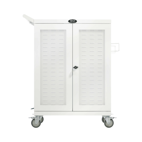 Tripp Lite Safe-IT Multi-Device UV Charging Cart, Hospital-Grade, 32 AC Outlets, White — Being Shipped