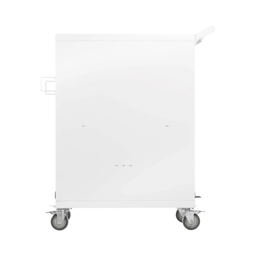 Tripp Lite Safe-IT Multi-Device UV Charging Cart, Hospital-Grade, 32 AC Outlets, White — Being Shipped