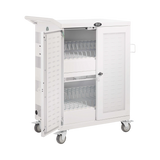 Tripp Lite Safe-IT Multi-Device UV Charging Cart, Hospital-Grade, 32 AC Outlets, White — Being Shipped