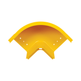 Tripp Lite Toolless Horizontal 90-Degree Elbow for Fiber Routing System, 120 mm (5 in.) — Being Shipped