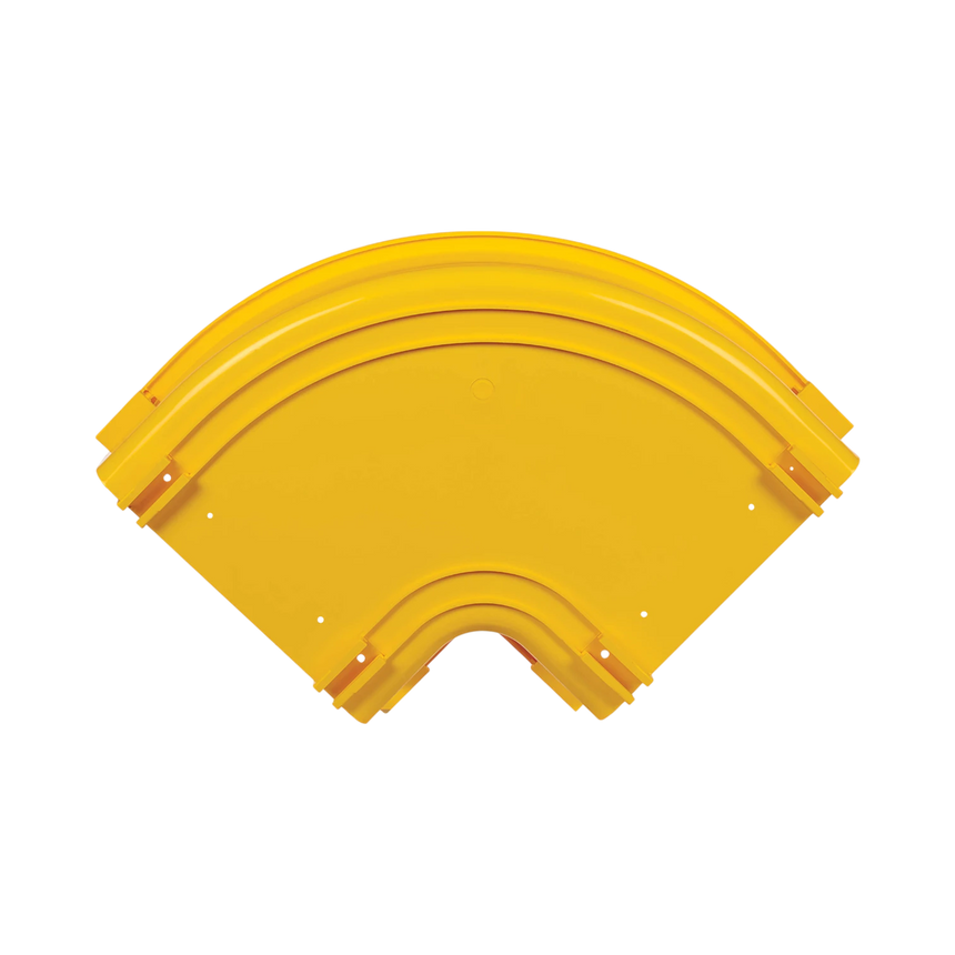 Tripp Lite Toolless Horizontal 90-Degree Elbow for Fiber Routing System, 240 mm (10 in.) — Being Shipped