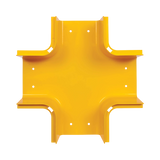 Tripp Lite Toolless Horizontal 4-Way Junction for Fiber Routing System, 120 mm (5 in.) — Being Shipped