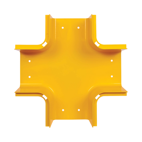 Tripp Lite Toolless Horizontal 4-Way Junction for Fiber Routing System, 120 mm (5 in.) — Being Shipped