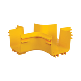 Tripp Lite Toolless Horizontal 4-Way Junction for Fiber Routing System, 120 mm (5 in.) — Being Shipped
