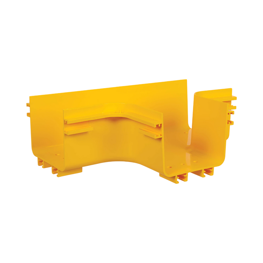 Tripp Lite Toolless Horizontal 90-Degree T-Junction for Fiber Routing System, 120 mm (5 in.) — Being Shipped