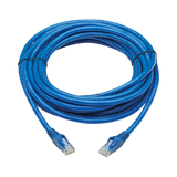 Tripp Lite Cat6 Gigabit Snagless Molded UTP Ethernet Cable (RJ45 M/M), PoE, CMR-LP, Blue, 20 ft. (6.09 m), TAA — Being Shipped