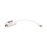 Tripp Lite USB 2.0 Ethernet NIC Adapter, 10/100 Mbps, 100Base-FX, LC, Multimode Fiber, White — Being Shipped