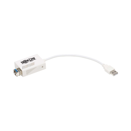 Tripp Lite USB 2.0 Ethernet NIC Adapter, 10/100 Mbps, 100Base-FX, LC, Multimode Fiber, White — Being Shipped