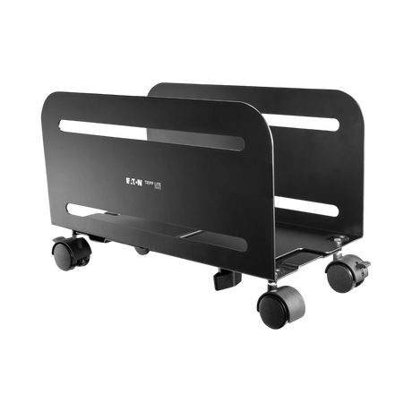 Tripp Lite Mobile CPU Caddy for Computer Towers, Width Adjustable, Locking Casters, Black — Being Shipped
