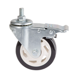 Tripp Lite Locking Caster Kit for Rolling TV/Monitor Carts, Heavy Duty, Swivel, 4 in. Diameter, 4 Casters — Being Shipped