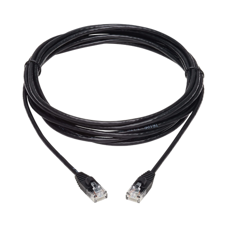 Tripp Lite Cat6a 10G Snagless Molded Slim UTP Ethernet Cable (RJ45 M/M), Black, 15 ft. (4.57 m) — Being Shipped