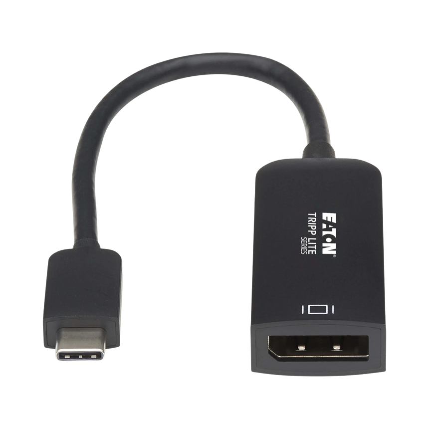 Tripp Lite USB-C to DisplayPort Active Adapter Cable with Equalizer (M/F), UHD 8K, HDR, DP 1.4, Black, 6 in. (15.2 cm) — Being Shipped