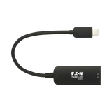 Tripp Lite USB-C to DisplayPort Active Adapter Cable with Equalizer (M/F), UHD 8K, HDR, DP 1.4, Black, 6 in. (15.2 cm) — Being Shipped