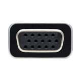 Tripp Lite USB-C to VGA Flat Adapter Cable (M/F), 1080p 60 Hz, Thunderbolt 3 Compatible, Black, 5 in. (12.7 cm) — Being Shipped
