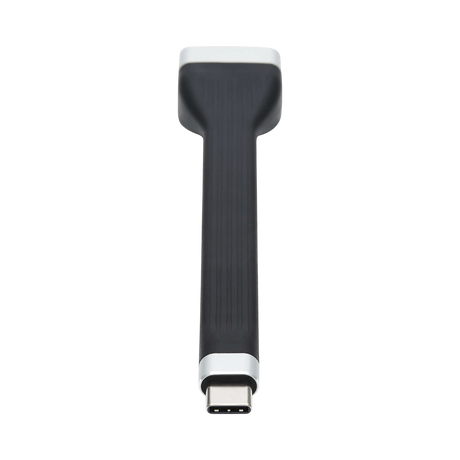 Tripp Lite USB-C to VGA Flat Adapter Cable (M/F), 1080p 60 Hz, Thunderbolt 3 Compatible, Black, 5 in. (12.7 cm) — Being Shipped