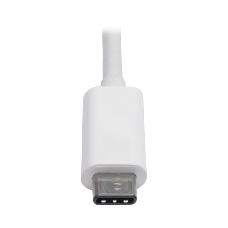 Tripp Lite USB-C to DisplayPort Active Adapter Cable with Equalizer (M/F), UHD 8K, HDR, DP 1.4, White, 6 in. (15.2 cm) — Being Shipped
