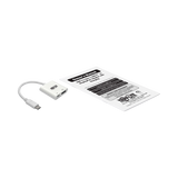 Tripp Lite USB-C to DisplayPort Active Adapter Cable with Equalizer (M/F), UHD 8K, HDR, 60W PD Charging, White, 6 in. (15.2 cm) — Being Shipped