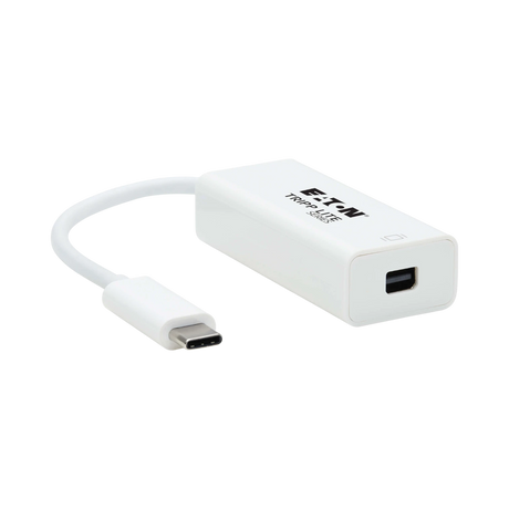 Tripp Lite USB-C to Mini DisplayPort Active Adapter Cable with Equalizer (M/F), UHD 8K, HDR, DP 1.4, White, 6 in. (15.2 cm) — Being Shipped
