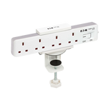 Tripp Lite Clamp-On Power Strip Holder, White, International — Being Shipped