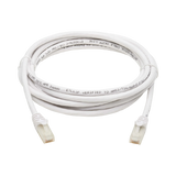 Tripp Lite Safe-IT Cat6a 10G Snagless Antibacterial UTP Ethernet Cable (RJ45 M/M), PoE, White, 10 ft. (3.05 m), TAA — Being Shipped