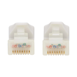 Tripp Lite Safe-IT Cat6a 10G Snagless Antibacterial UTP Ethernet Cable (RJ45 M/M), PoE, White, 10 ft. (3.05 m), TAA — Being Shipped