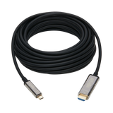 Tripp Lite High-Speed USB-C to HDMI Fiber Active Optical Cable (AOC), UHD 4K 60 Hz, HDR, CL3 Rated, Black, 15 m (49 ft.) — Being Shipped