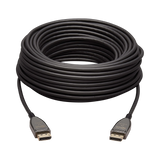 Tripp Lite DisplayPort Active Optical Cable (AOC), 8K 60 Hz (M/M), CL3 Rated, Latching Connectors, Black, 30 m (98 ft.) — Being Shipped