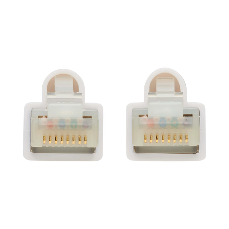 Tripp Lite Safe-IT Cat6a 10G Snagless Antibacterial S/FTP Ethernet Cable (RJ45 M/M), PoE, White, 3 ft. (0.91 m), TAA — Being Shipped