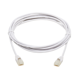 Tripp Lite Safe-IT Cat6a 10G Snagless Antibacterial Slim UTP Ethernet Cable (RJ45 M/M), White, 15-ft. (4.57 m), TAA — Being Shipped