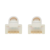 Tripp Lite Safe-IT Cat6a 10G Snagless Antibacterial Slim UTP Ethernet Cable (RJ45 M/M), White, 15-ft. (4.57 m), TAA — Being Shipped