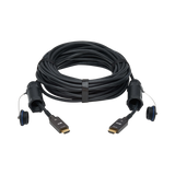 Tripp Lite High-Speed Armored HDMI Fiber Active Optical Cable (AOC) with Hooded Connectors, 4K @ 60 Hz, HDR, IP68, M/M, Black, 30 m (98 ft.) — Being Shipped