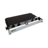Tripp Lite Preloaded Fiber Panel, 1U, 6x (4x LC/LC Duplex M/M) 8F Trunk Cables, OM4 Multimode, 10 m (32.8 ft.) — Being Shipped