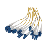 Tripp Lite Preloaded Fiber Panel, 1U, 2x (12x LC/LC Duplex M/M) 24F Trunk Cables, OS2 Singlemode, 20 m (65.6 ft.) — Being Shipped