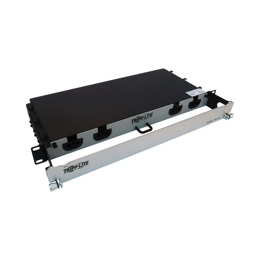 Tripp Lite Preloaded Fiber Panel, 1U, 4x (3x8F MTP/MPO-APC F/F) 24F Trunk Cables, OS2 Singlemode, 10 m (32.8 ft.) — Being Shipped