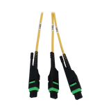 Tripp Lite Preloaded Fiber Panel, 1U, 4x (3x8F MTP/MPO-APC F/F) 24F Trunk Cables, OS2 Singlemode, 10 m (32.8 ft.) — Being Shipped