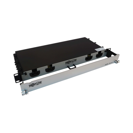 Tripp Lite Preloaded Fiber Panel, 1U, 2x (12F MTP/MPO-APC to 4x LC Duplex F/M) 8F Trunk Cables, OS2 Singlemode, 20 m (65.6 ft.) — Being Shipped