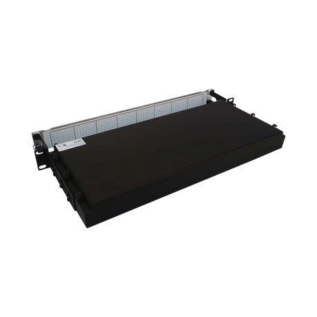 Tripp Lite Preloaded Fiber Panel, 1U - 2x (12F MTP/MPO-APC to 4x LC Duplex F/M) 8F Trunk Cables, OS2 Singlemode, 20 m (65.6 ft.) — Being Shipped